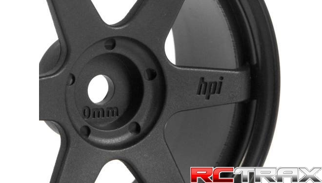 TE37 WHEEL 26MM BLACK (0MM OFFSET)