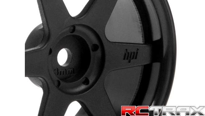 TE37 WHEEL 26MM BLACK (3MM OFFSET)