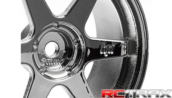 TE37 WHEEL 26MM CHROME (3MM OFFSET)