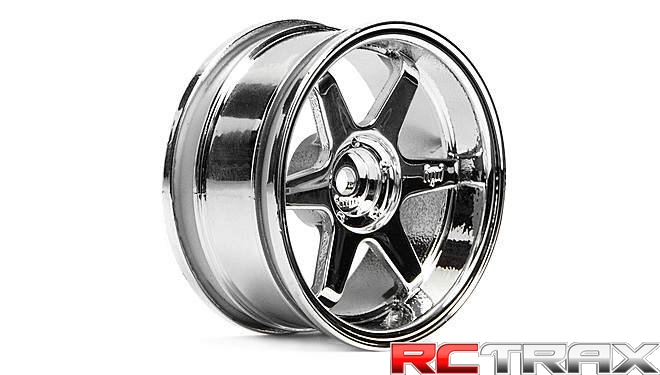 TE37 WHEEL 26MM CHROME (6MM OFFSET)