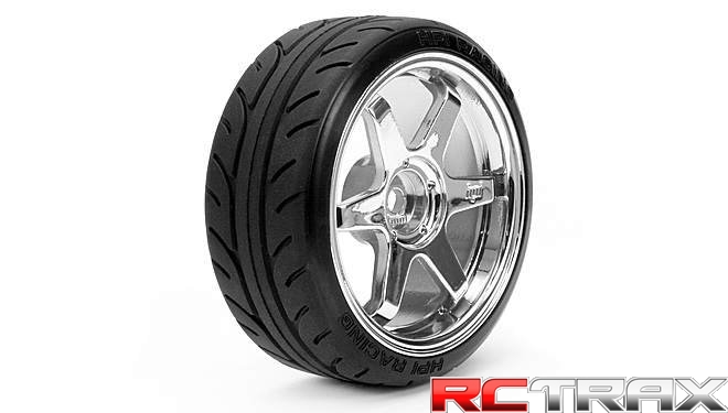 MOUNTED SUPER DRIFT TYRE (A TYPE) ON TE37 WHEEL CHROME