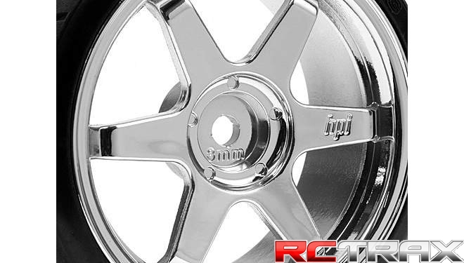 MOUNTED SUPER DRIFT TYRE (A TYPE) ON TE37 WHEEL CHROME