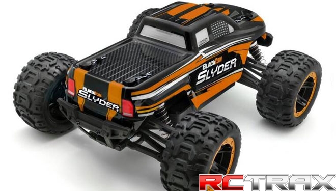 BlackZon Slyder MT 1/16 4WD Electric Monster Truck - Orange