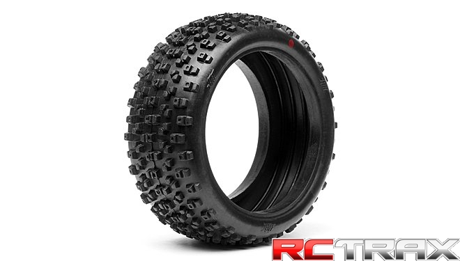 HB PROTO TIRE (Red/ 1/8 Buggy)