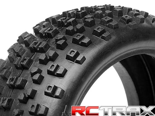 Opony HB Racing 67745 PROTO TIRE (White/1/8 Buggy)