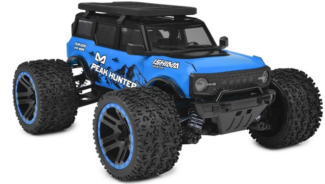 Ishima model RC 1/20 Big Foot "Peak Hunter" 4WD RTR - Blue