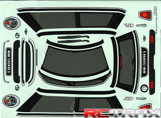 HK 1:10 Mini Cooper S 2001 Clear (for M chassis)
