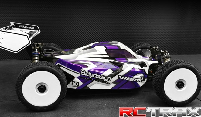 Karoseria buggy 1/8 Bittydesign Vision HB Racing E819 Body Clear (precut)