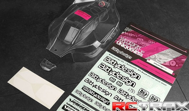 Karoseria buggy 1/8 Bittydesign Vision HB Racing E819 Body Clear (precut)