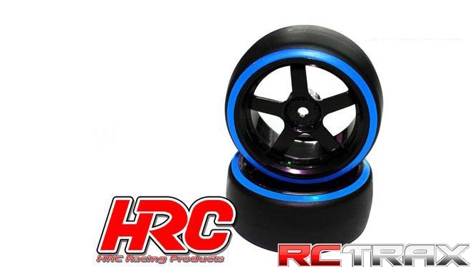 Koła 61061BL Tires 1/10 5-Spoke Wheels 3mm