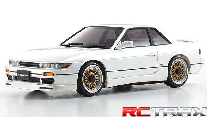 Kyosho karoseria Mini-Z NISSAN SILVIA S13 White body set w/Wheel AWD