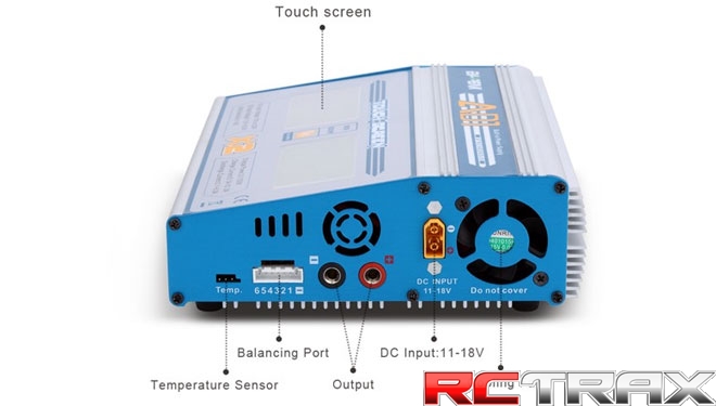 Ładowarka EV-PEAK AD1 2x100W AC/DC na 2 pakiety