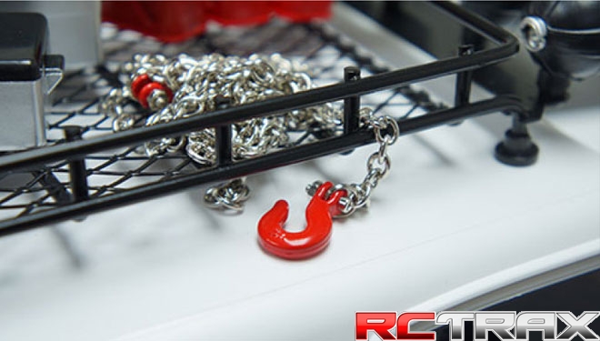 Yeah Racing 1/10 RC Rock Crawler Łańcuch z hakami
