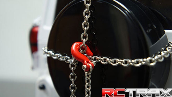 Yeah Racing 1/10 RC Rock Crawler Łańcuch z hakami