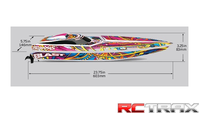 BLAST Traxxas łódź zdalnie sterowana