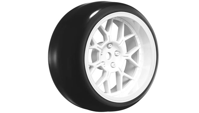 Louise RC 1/10 koła do driftu 14-Spoke Wheels Matte White