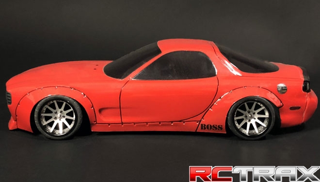 Mazda RX-7 Boss FD APlastics karoseria przeźroczysta