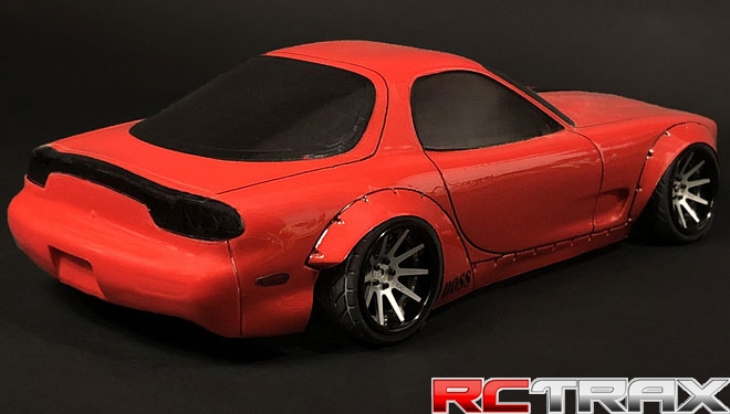 Mazda RX-7 Boss FD APlastics karoseria przeźroczysta