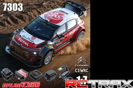 Model RC MJX Hyper GO 7303 1/7 Citroen C3 WRC 4WD