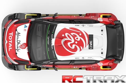 Model RC MJX Hyper GO 7303 1/7 Citroen C3 WRC 4WD