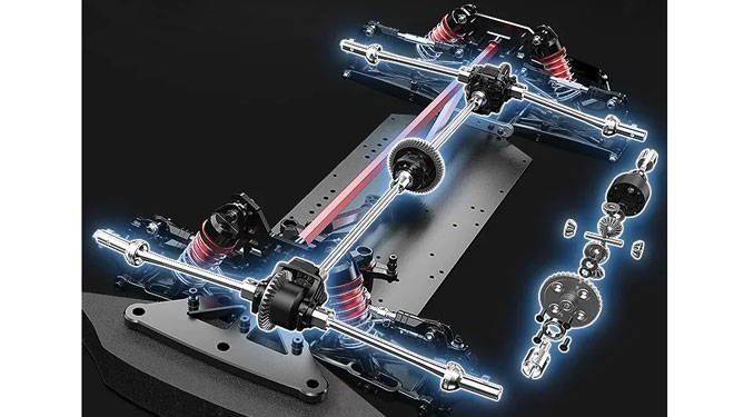 Model RC MJX Hyper GO 7304 1/7 Polo R WRC