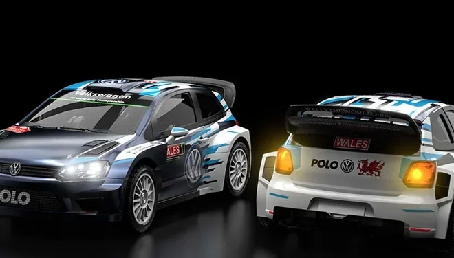 Model RC MJX Hyper GO 7304 1/7 Polo R WRC