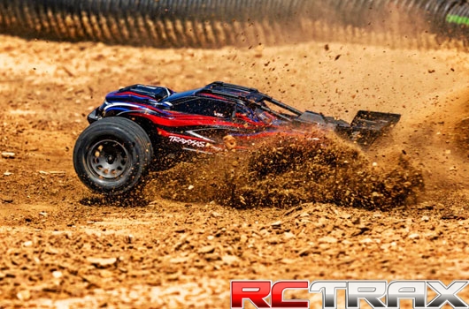 Model RC TRAXXAS Mini XRT VXL 4WD 3S pomarańczowy
