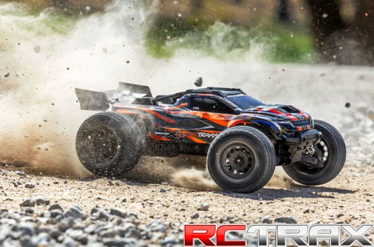 Model RC TRAXXAS Mini XRT VXL 4WD 3S pomarańczowy