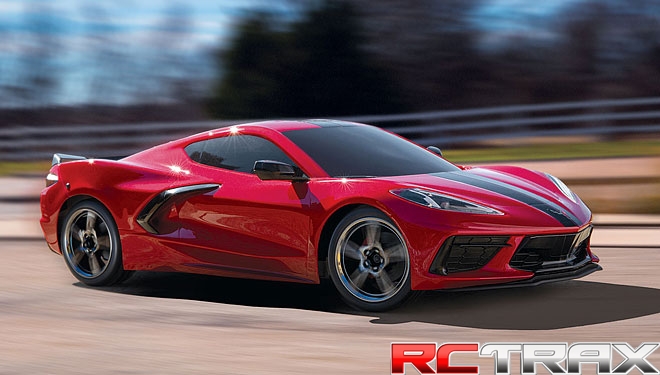 TRAXXAS 4-TEC Chevrolet Corvette Stingray SILVER