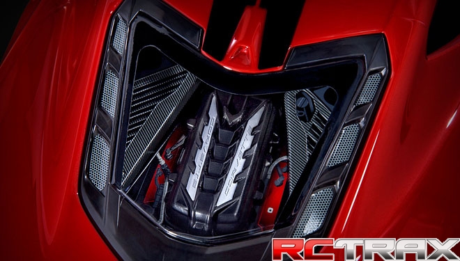 TRAXXAS 4-TEC Chevrolet Corvette Stingray BLACK