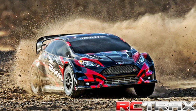TRAXXAS Ford Fiesta ST Rally BL-2S 4WD 1/10 - red