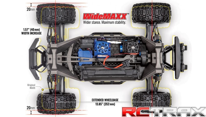 TRAXXAS Maxx 4S WideMaxx 4WD VXL TSM