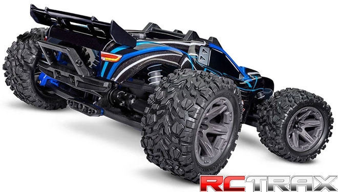 TRAXXAS 1/10 RUSTLER 4X4 VXL 4WD - wersja niebieska