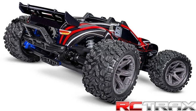 TRAXXAS 1/10 RUSTLER 4X4 VXL 4WD - wersja czerwona