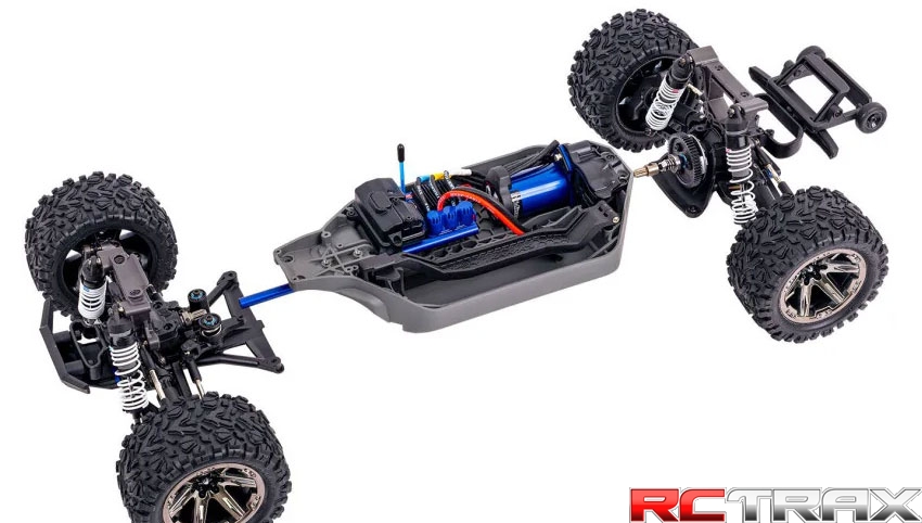 TRAXXAS 67376-4 1/10 RUSTLER 4X4 VXL TSM EHD