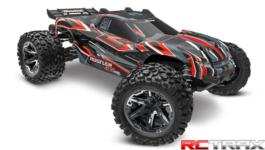 TRAXXAS 67376-4 1/10 RUSTLER 4X4 VXL TSM EHD