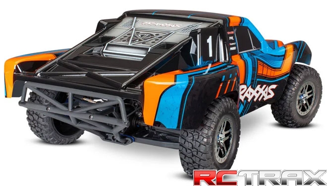 TRAXXAS 68277-4 SLASH 4X4 ULTIMATE 4WD TSM - wersja pomarańczowa