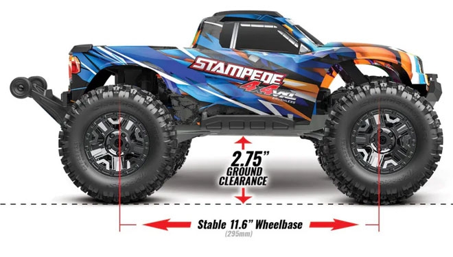 TRAXXAS 90376 Stampede V2 4x4 VXL