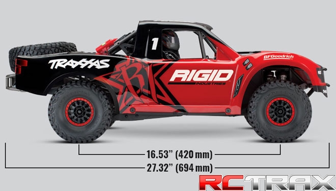 TRAXXAS Unlimited Desert Racer 4WD - wersja FOX + LED