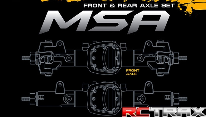 MST 210573 MSA Front & Rear Axle Set