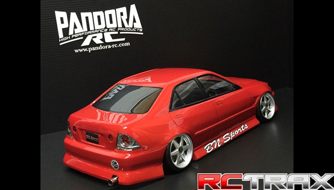 Pandora RC karoseria Toyota ALTEZZA BN Sports 1/10 RC Drift 198mm Clear Body Set
