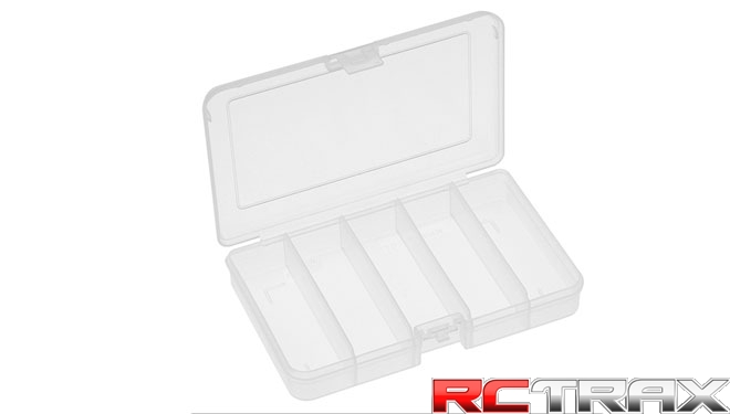 Team Corally 3 pudełka na drobne elementy RC 165x112x31mm