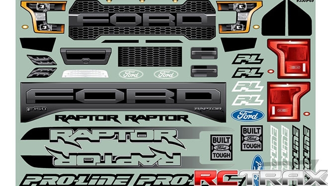 PRO LINE karoseria Ford Raptor 2017 F-150 wheelbase 324mm