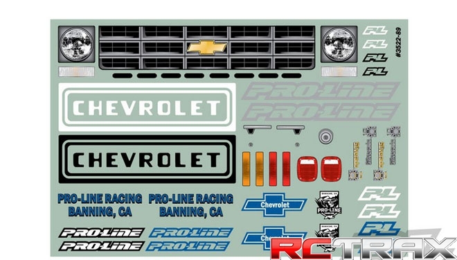 PRO LINE 3522-00 karoseria 1978 Chevy K-10 wheelbase 313mm