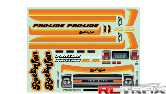 PRO-LINE 3552-00 karoseria 70th Rock Van wheelbase 313mm