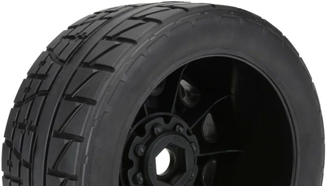 Pro-Line koło 1:6 opona Menace HP Belted 5.7