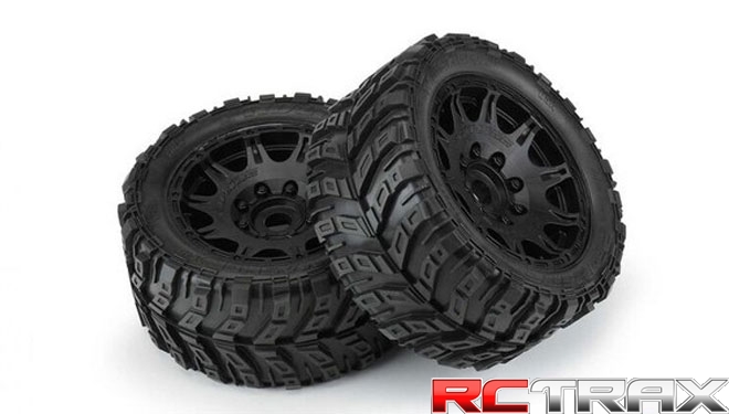 PRO-LINE 10176-10 hex 24mm komplet kół 1/6 Masher X HP BELTED 5.7" MT 24mm Blk Raid