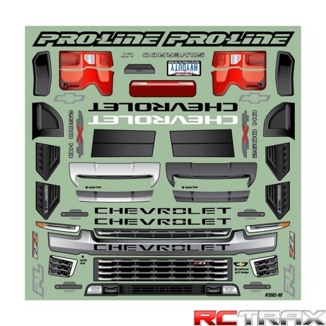 Pro-Line PRO359200  2021 Silverdao 2500 HD diamentowy przezroczysty do ARRMA Kraton 6S