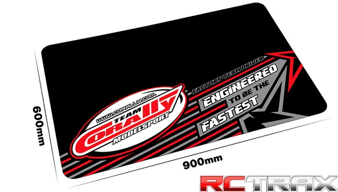 Team Corally mata serwisowa Pit Mat 900x600mm 3mm thick