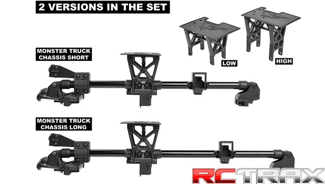 Team Corally C-00180-910 Chassis Brace Kit Xtreme Fit all TC 1/8